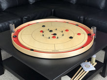 Load image into Gallery viewer, Tracey Tour Crokinole Board (Red)