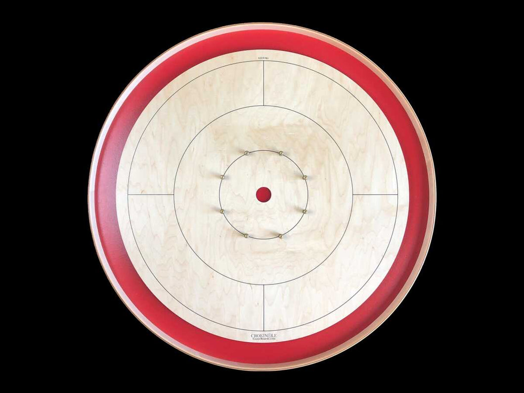 Tracey Tour Crokinole Board (Red)